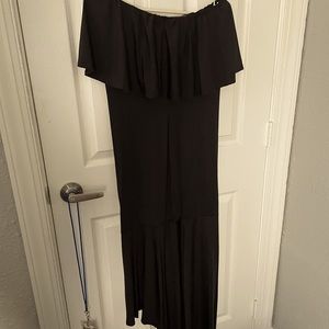 Long black dress